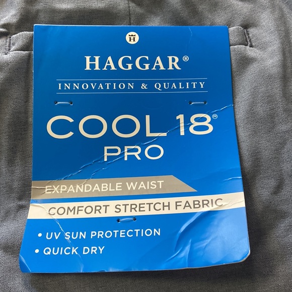 Haggar Cool 18 Pro Expandable Waist 42W. NWT - Picture 6 of 7